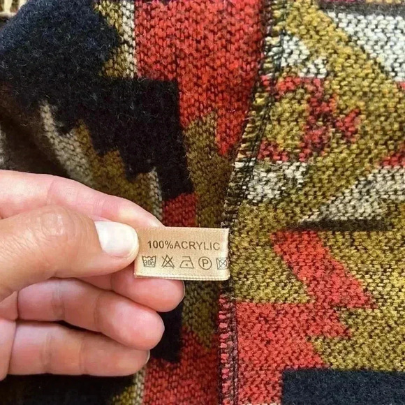 JANICE | Bohemian  over the head shawl wrap - Picture 9 of 9